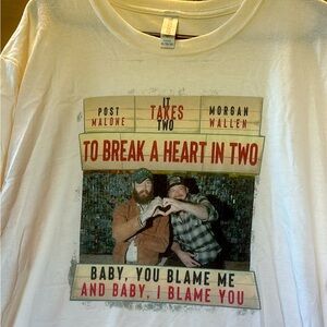 Morgan Wallen/ Post Malone tee